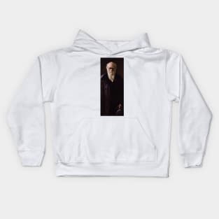 Charles Darwin by John Collier Kids Hoodie